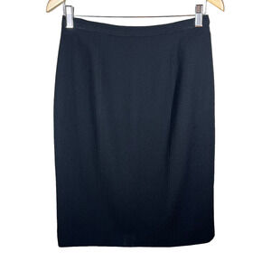 Carolina Herrera Black Skirt Straight Size 4 Classic